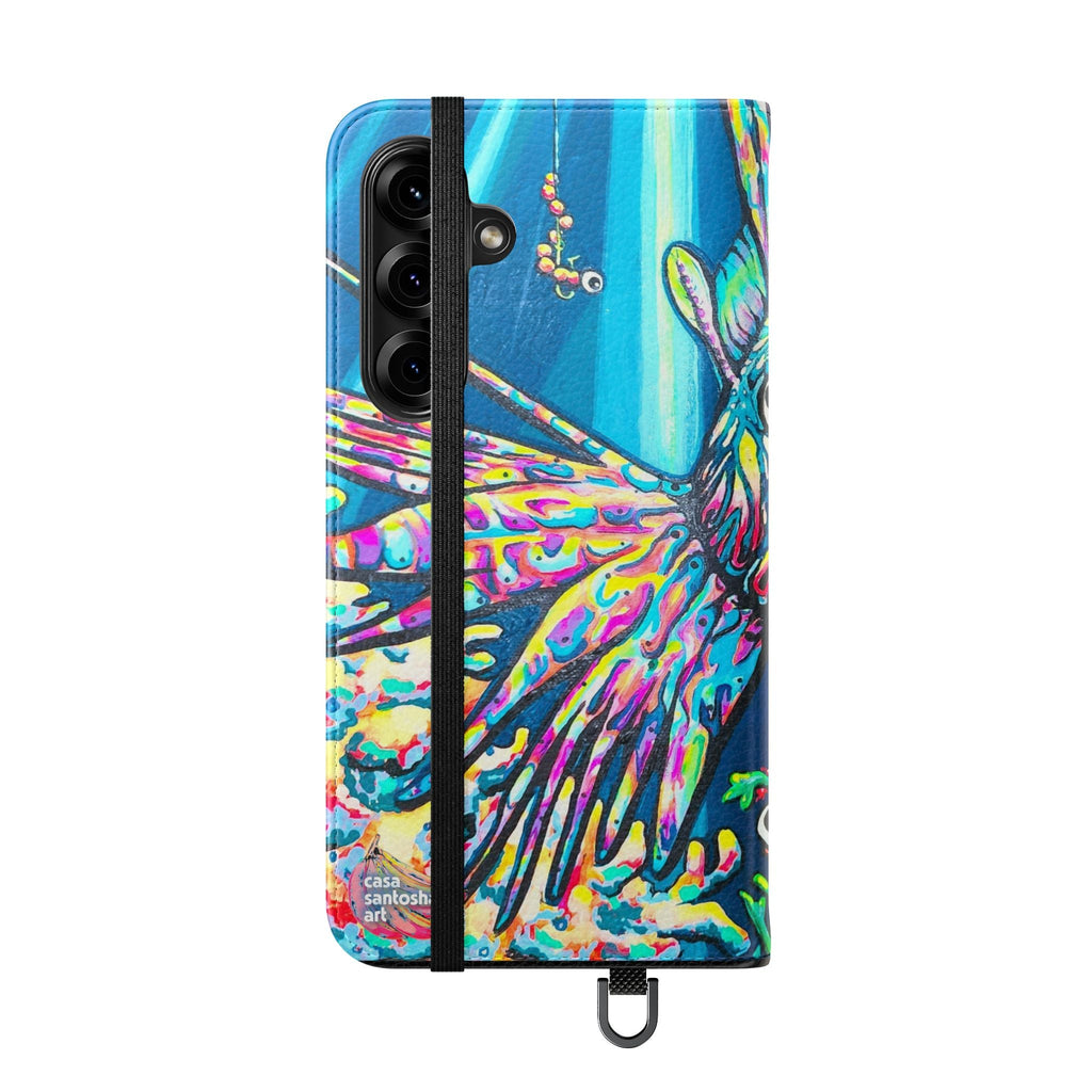 Cyclops Lionfish Flip Phone Case – Wallet Cover with Card Slots