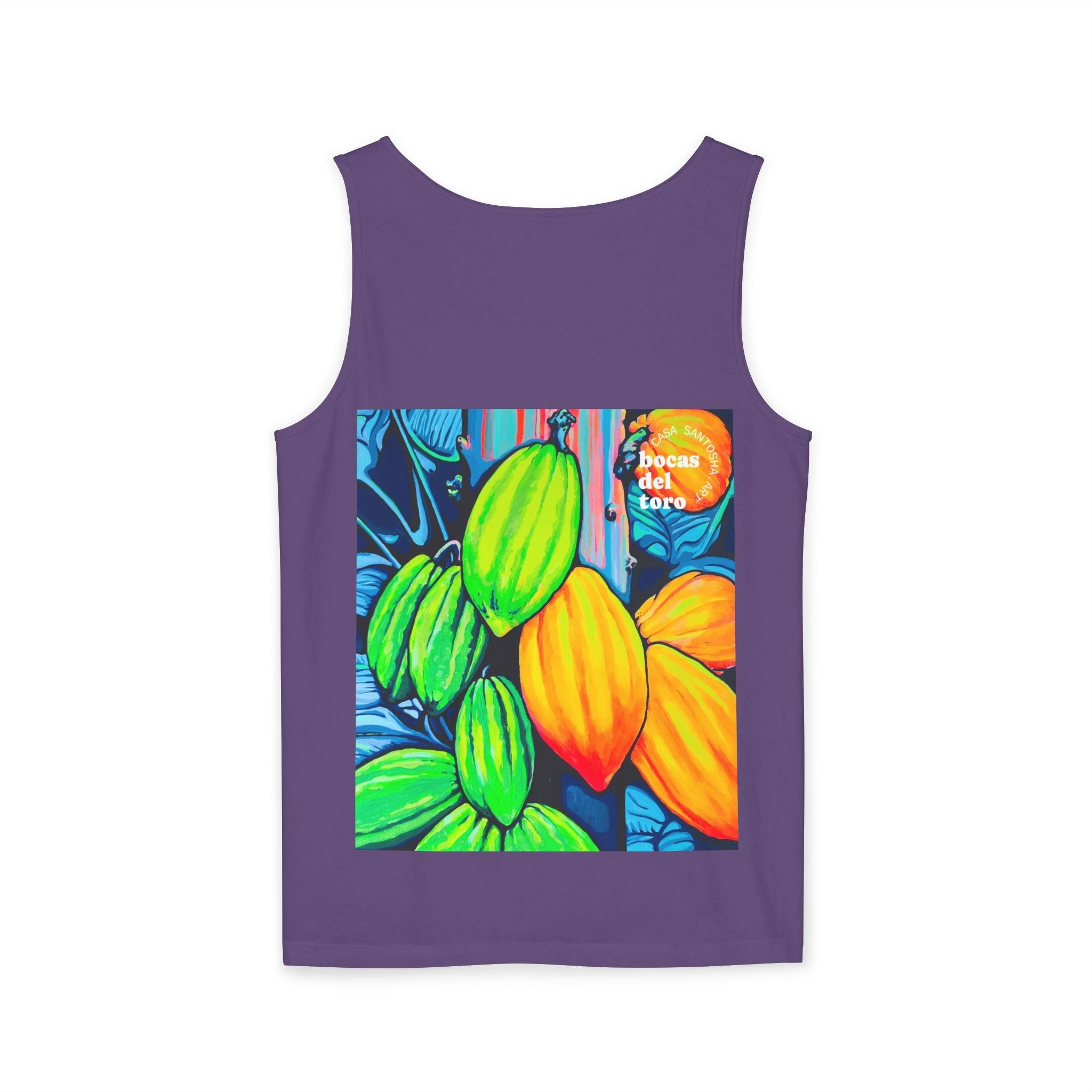 Unisex Neon Cacao Tank Top - Perfect for Summer Vibes