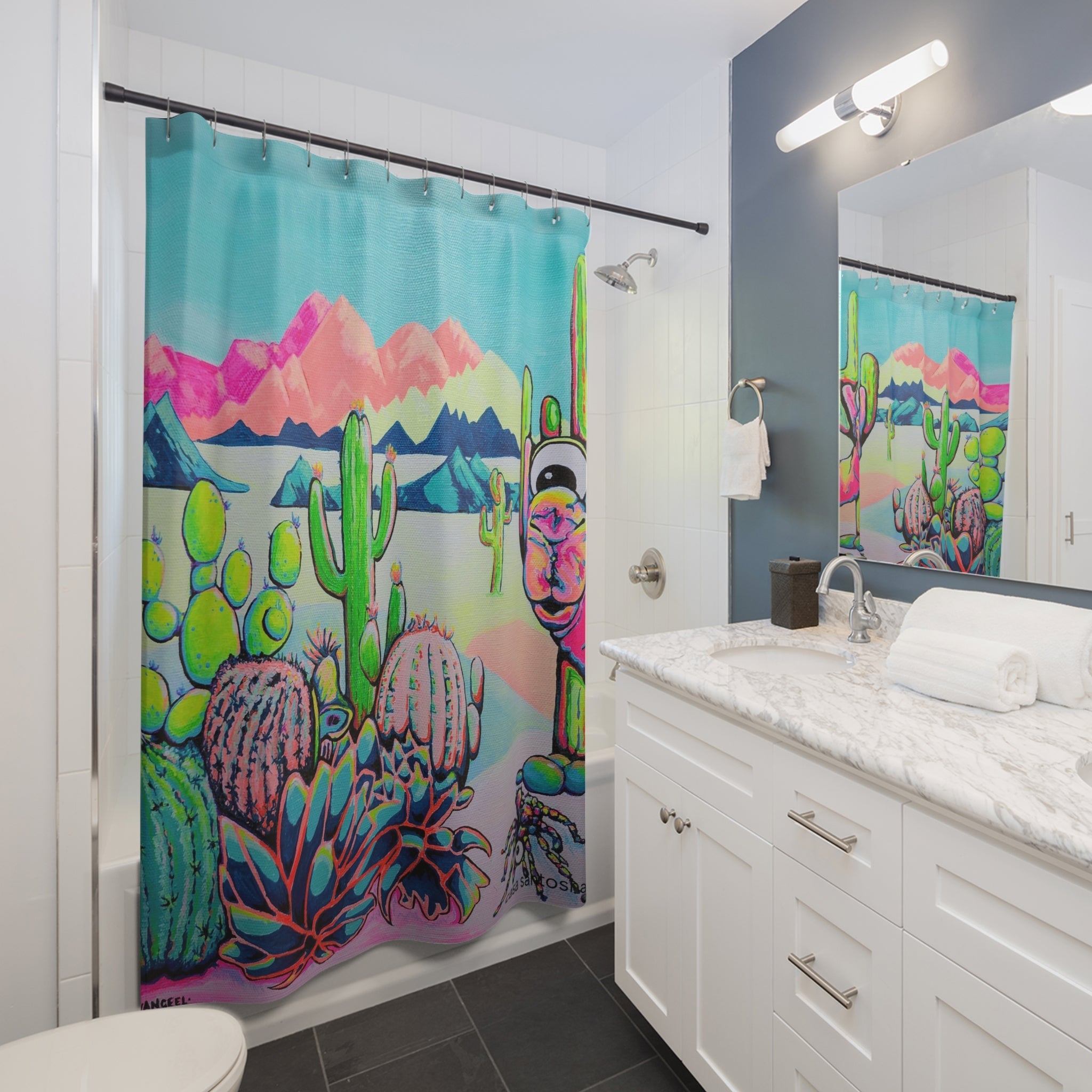 Cyclops Camel Pop Art Shower Curtain