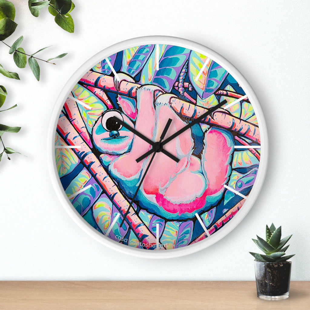 Cyclops Sloth Pop Art Wall Clock