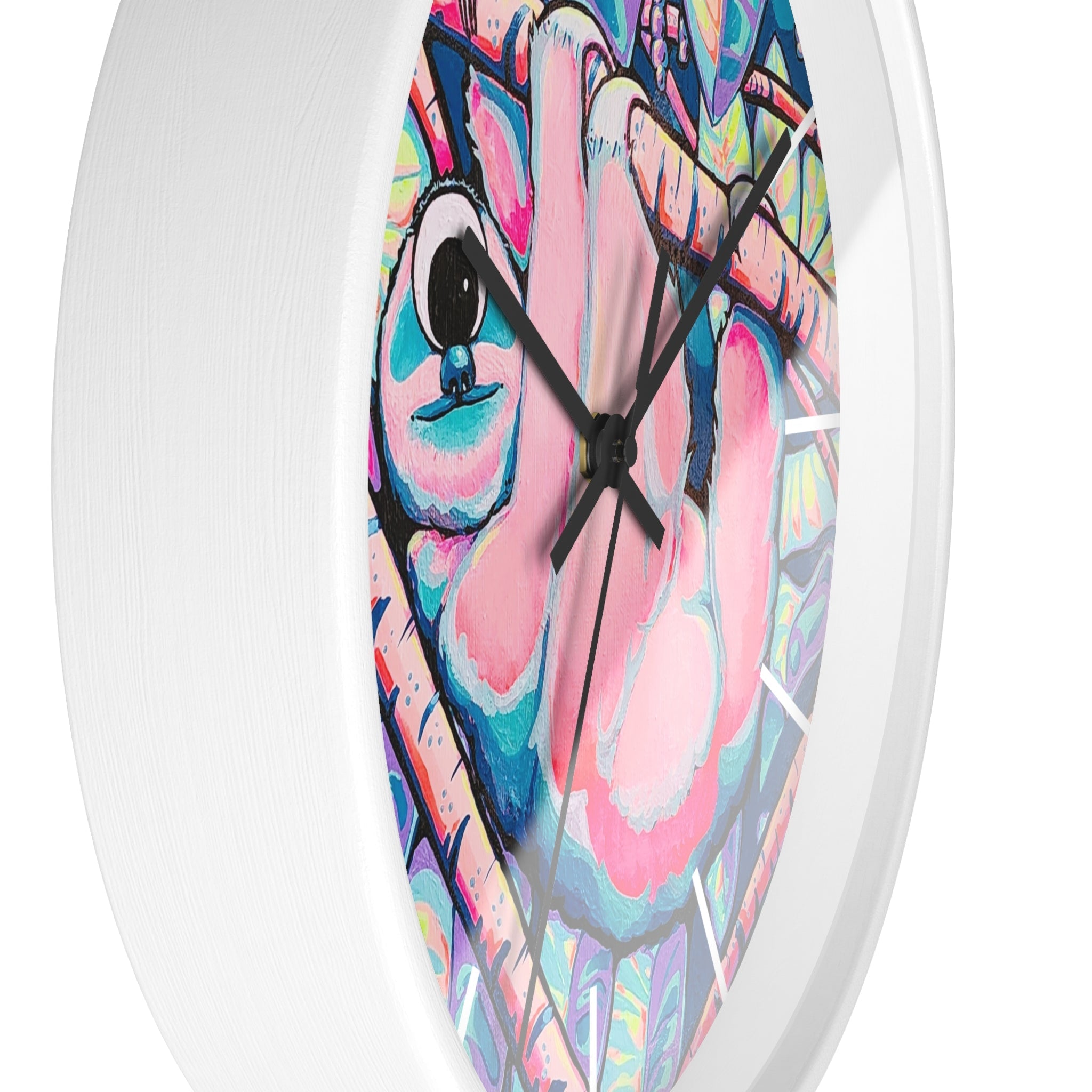 Cyclops Sloth Pop Art Wall Clock
