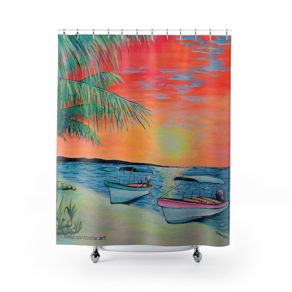 Panga Express Pop Art Shower Curtain