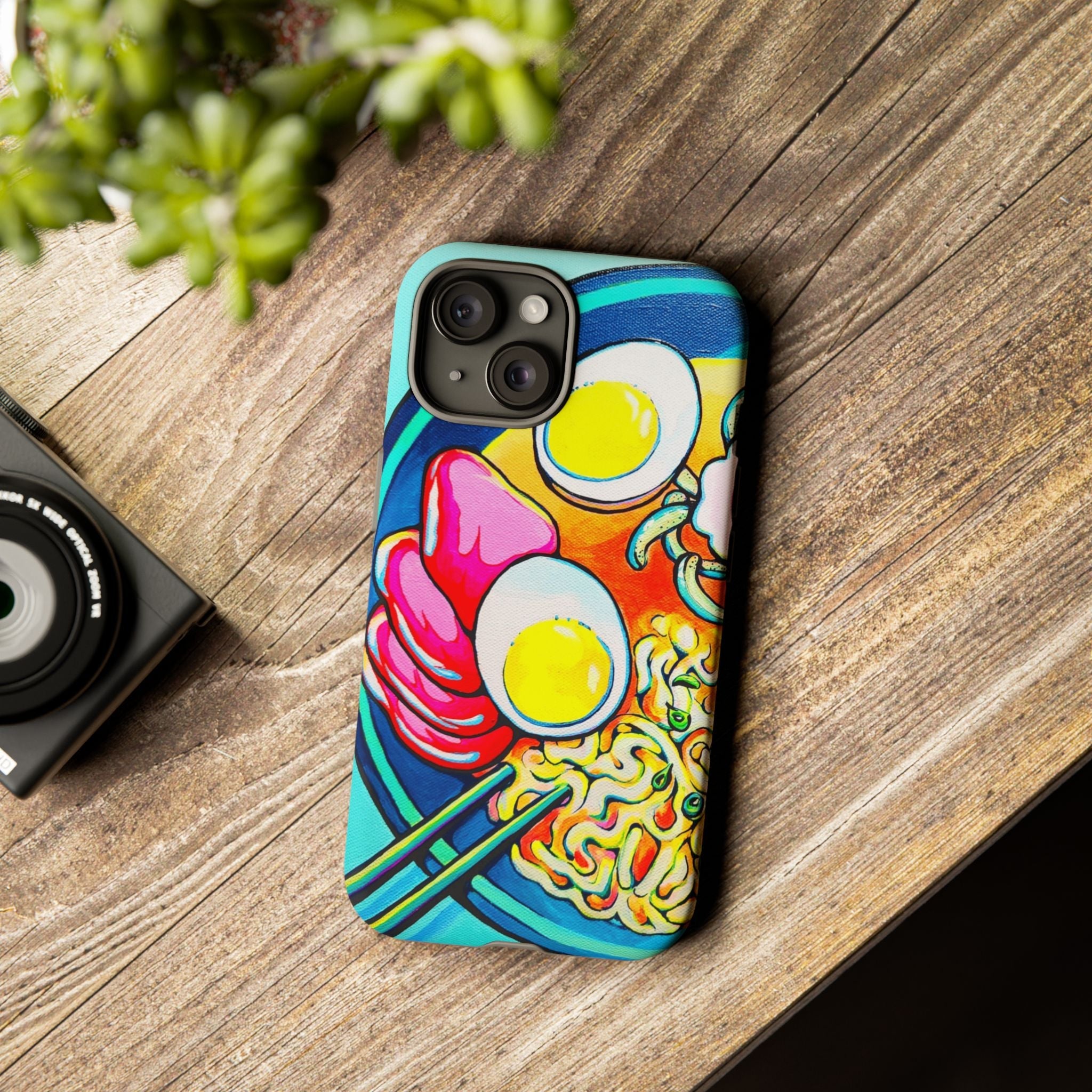 Neon Ramen Tough Phone Case