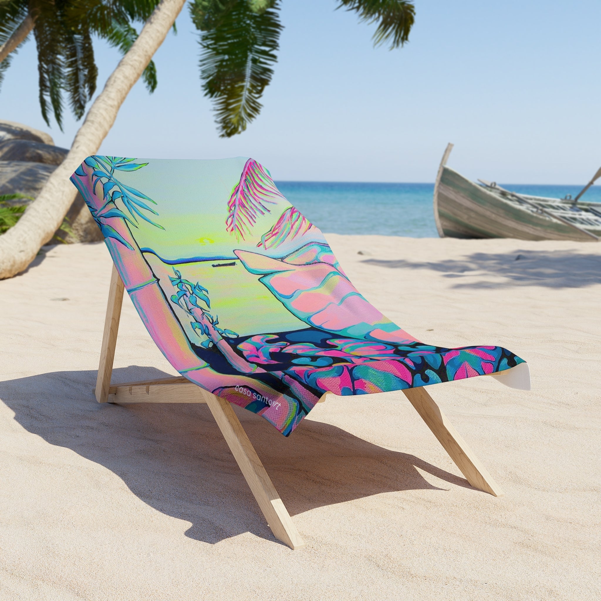 Serenity Bocas Beach Towel for Summer Fun and Vacation Essentials
