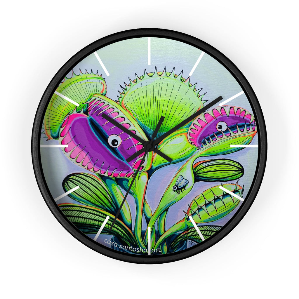Cyclops Venus Fly Trap Pop Art Wall Clock