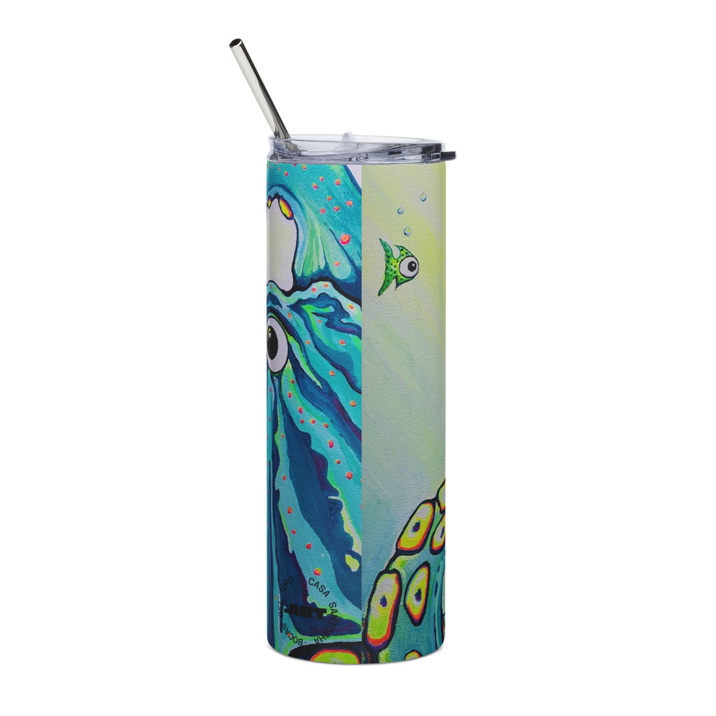 Cyclops Octopus Stainless Steel Tumbler, 20oz | Fun Travel Mug, Eco-Friendly