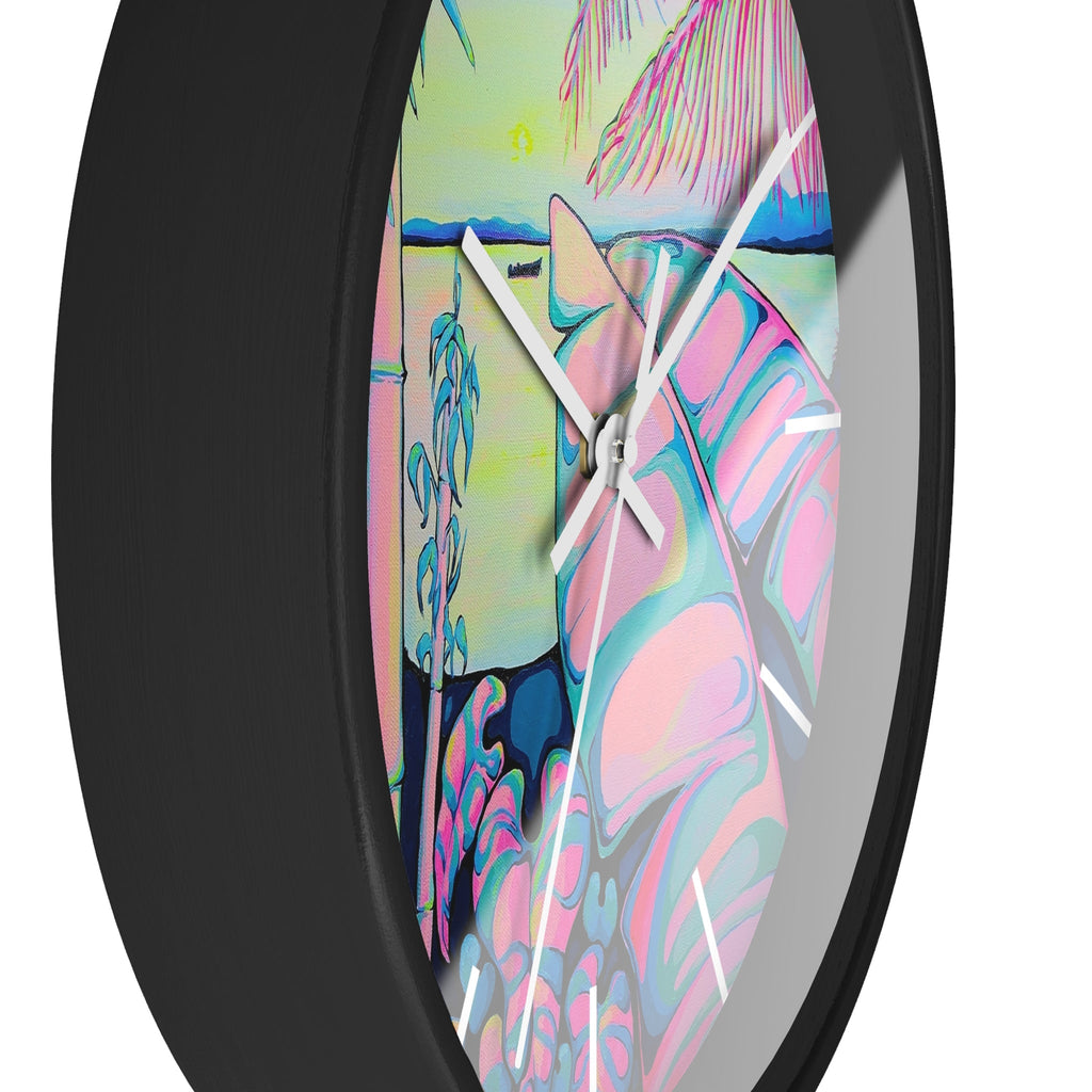Serenity Bocas Pop Art Wall Clock