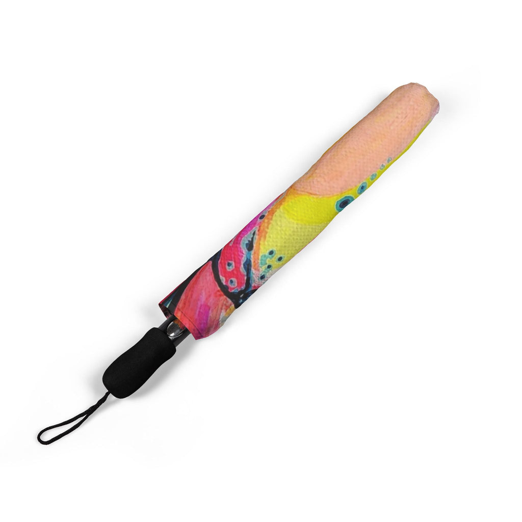 Neon Primitivo Bananas Umbrella - Foldable & Stylish Rain Gear