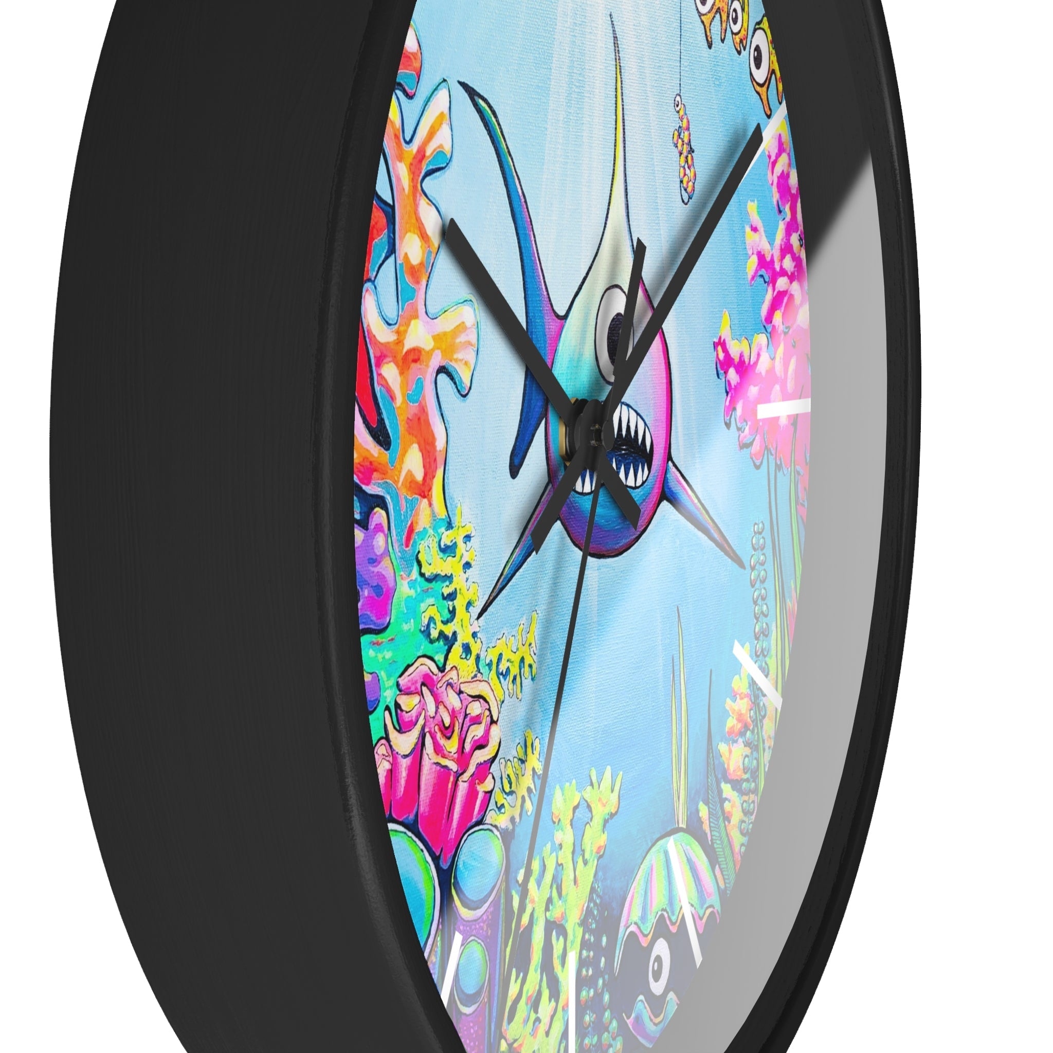 Cyclops Shark Pop Art Wall Clock