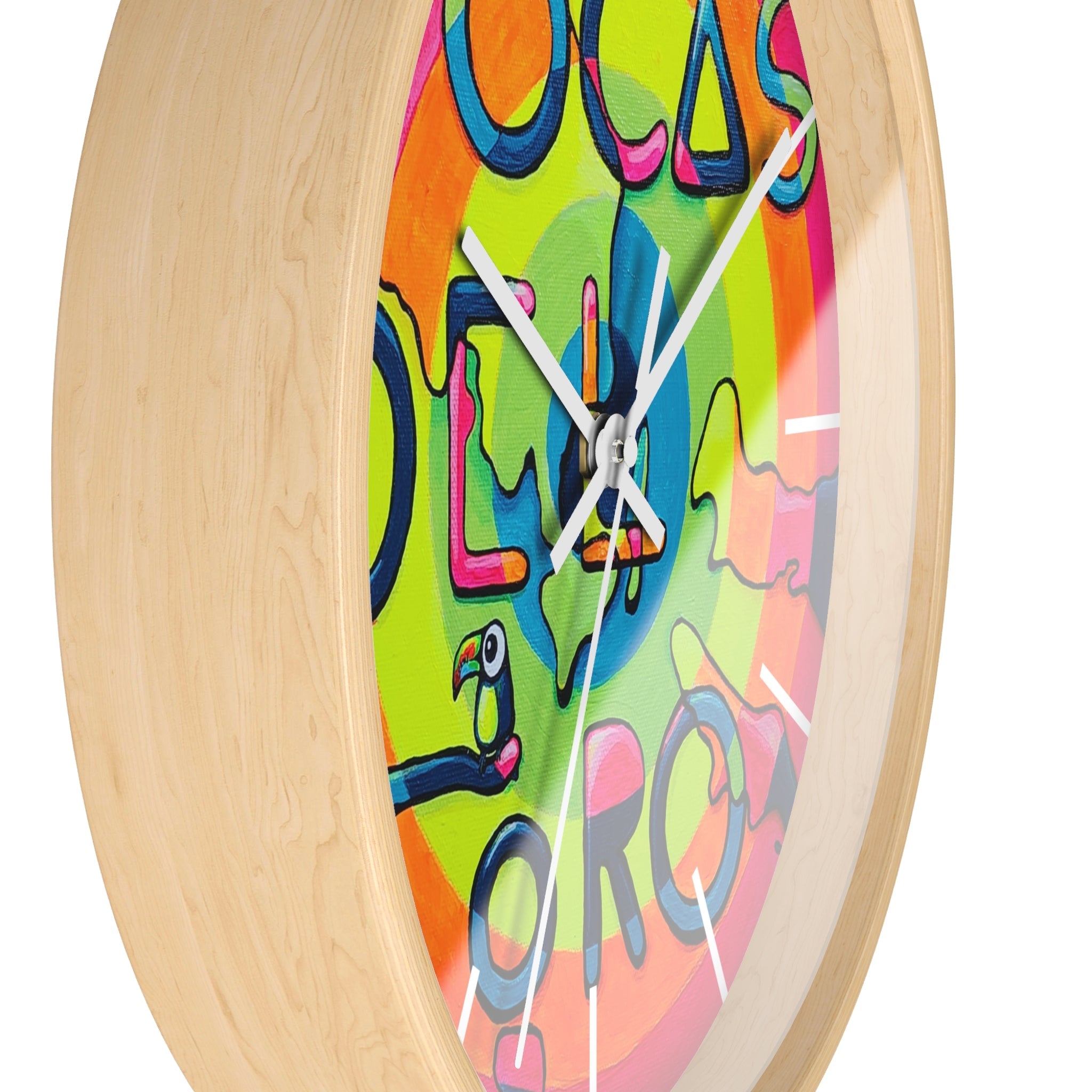 Bocas Del Toro Islands Pop Art Wall Clock
