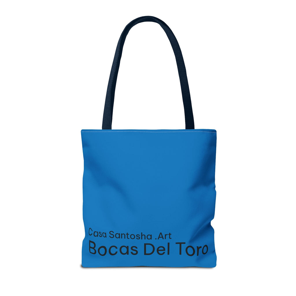 Premium Cyclops Cat and Dog in Bocas Tote Bag, Original Artist Design, Reusable Shopping Tote,  Eco-Friendly