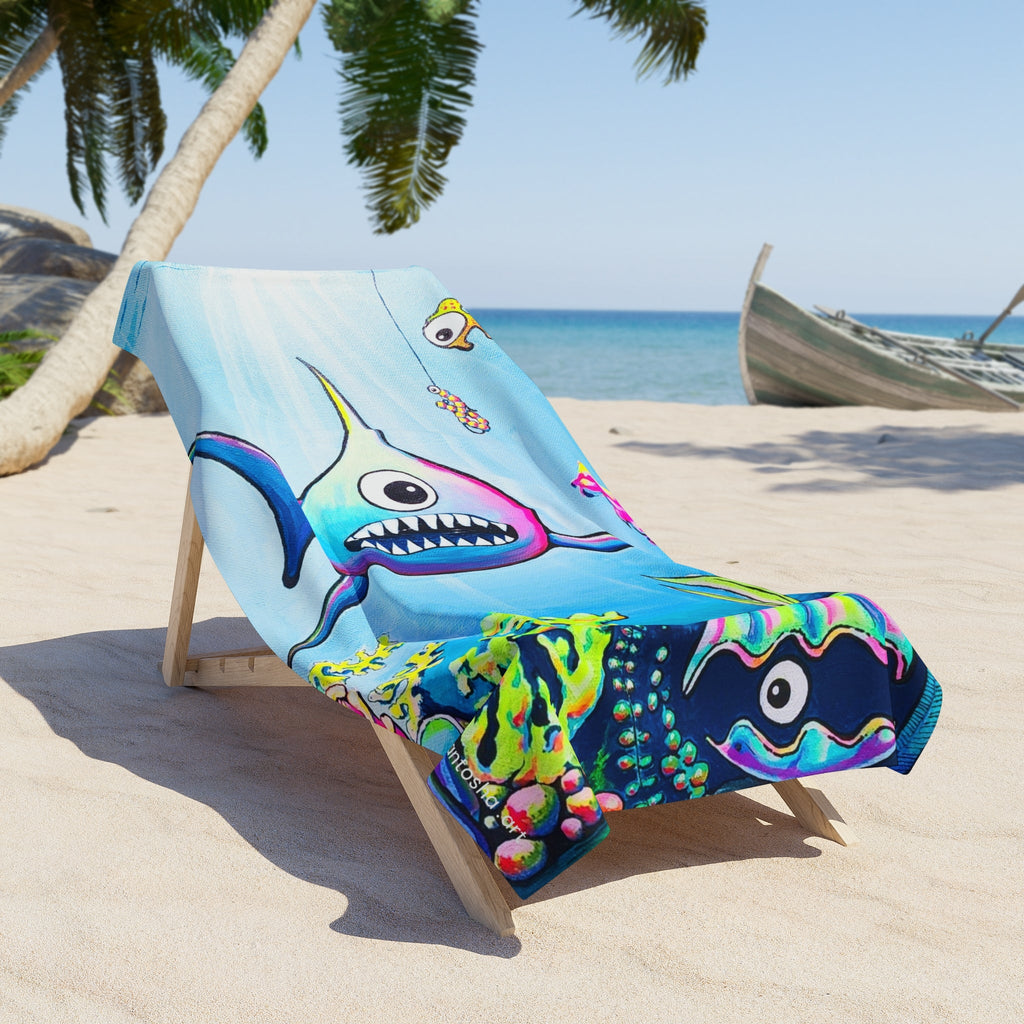 Cyclops Shark Beach Towel for Summer Fun and Vacation Essentials