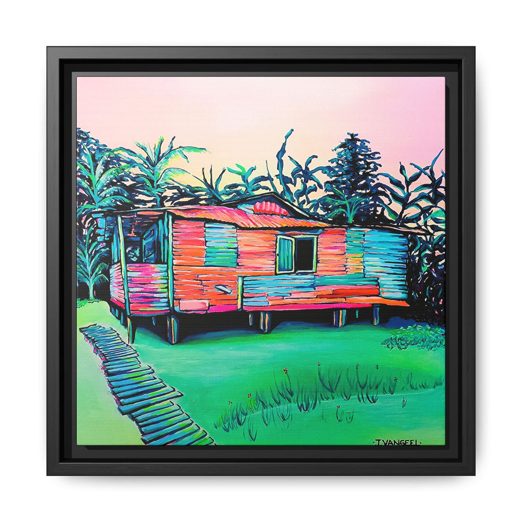 Framed Luis Russell House Bocas Canvas Print