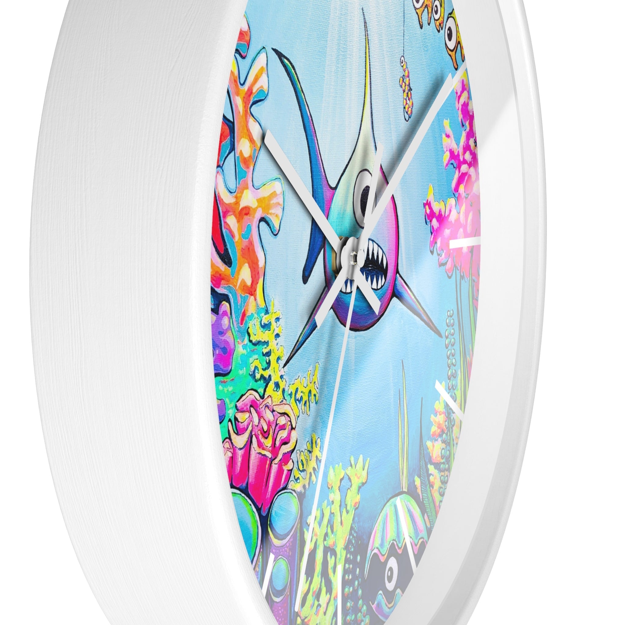 Cyclops Shark Pop Art Wall Clock
