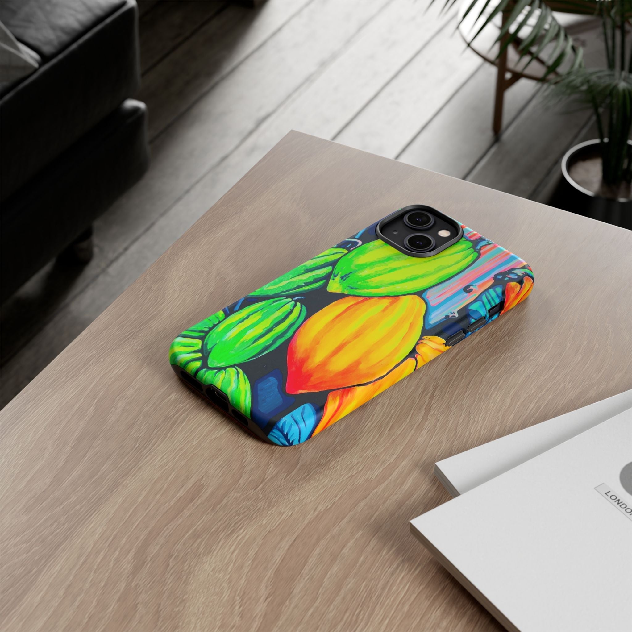 Neon Cacao Tough Phone Case