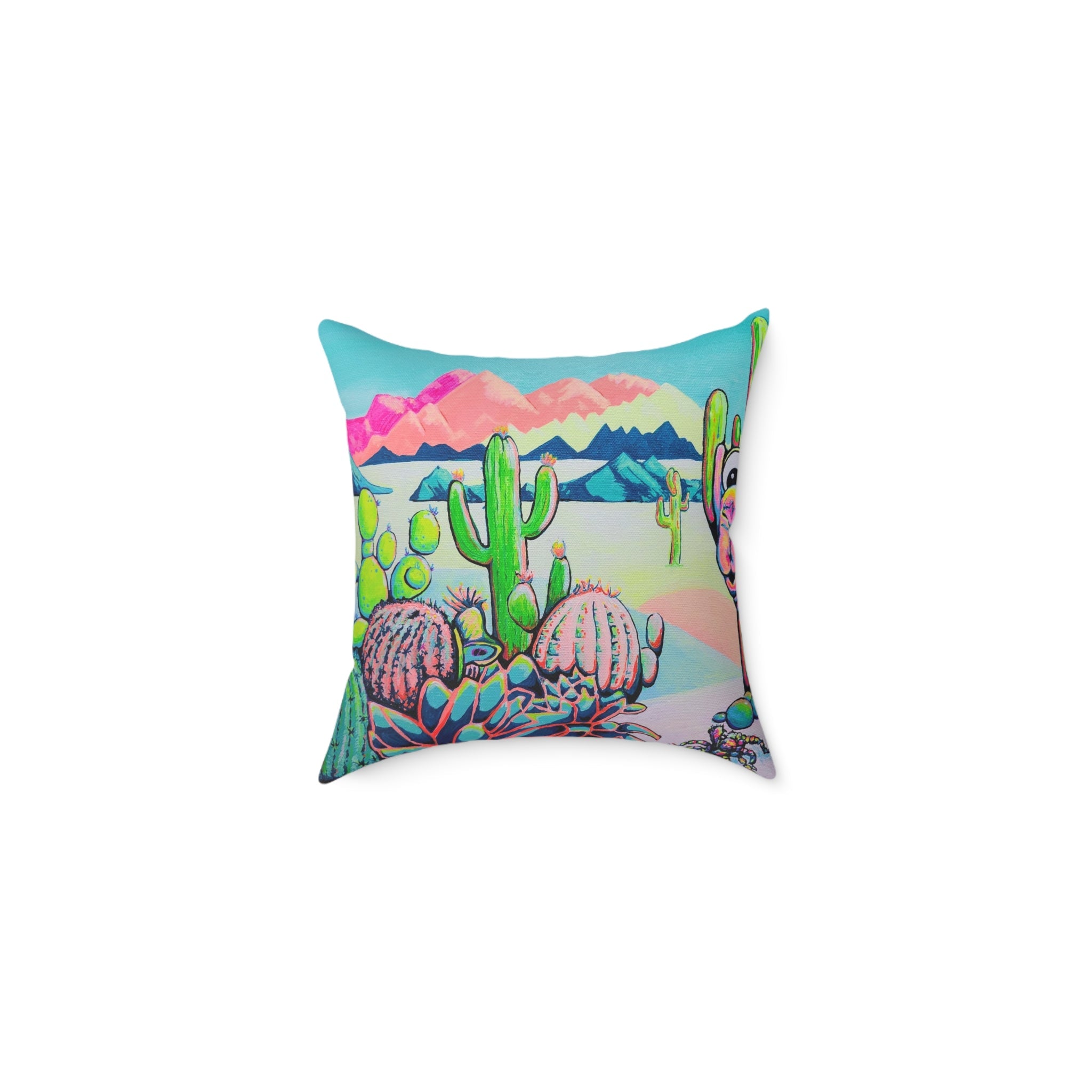 Cyclops Camel Art Canvas Decorative Pillow