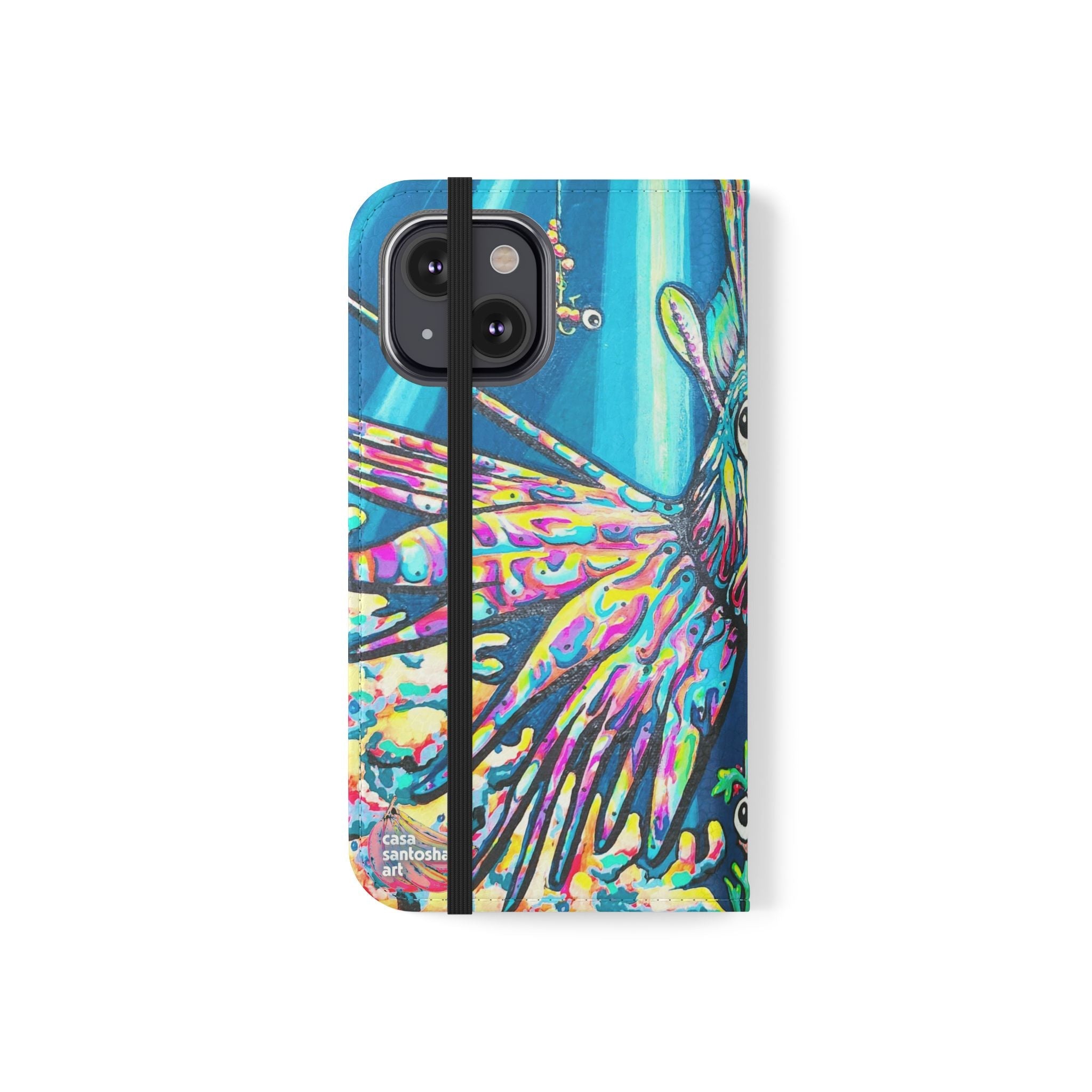 Cyclops Lionfish Flip Phone Case – Wallet Cover with Card Slots