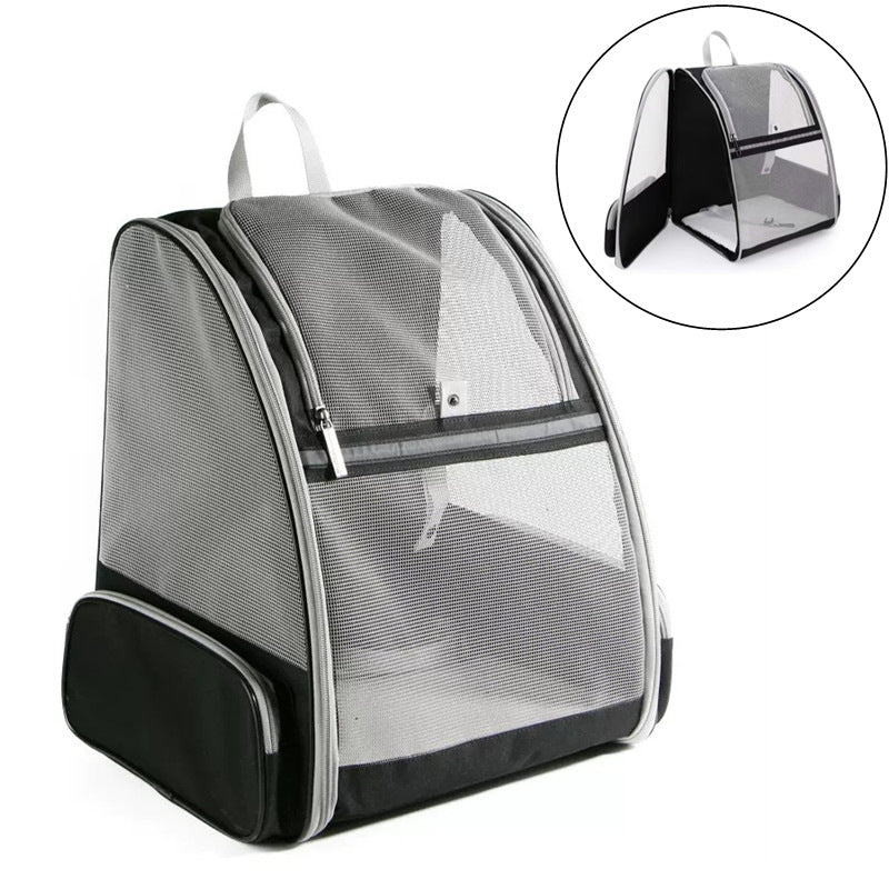 Pet Backpack with Mesh Panel