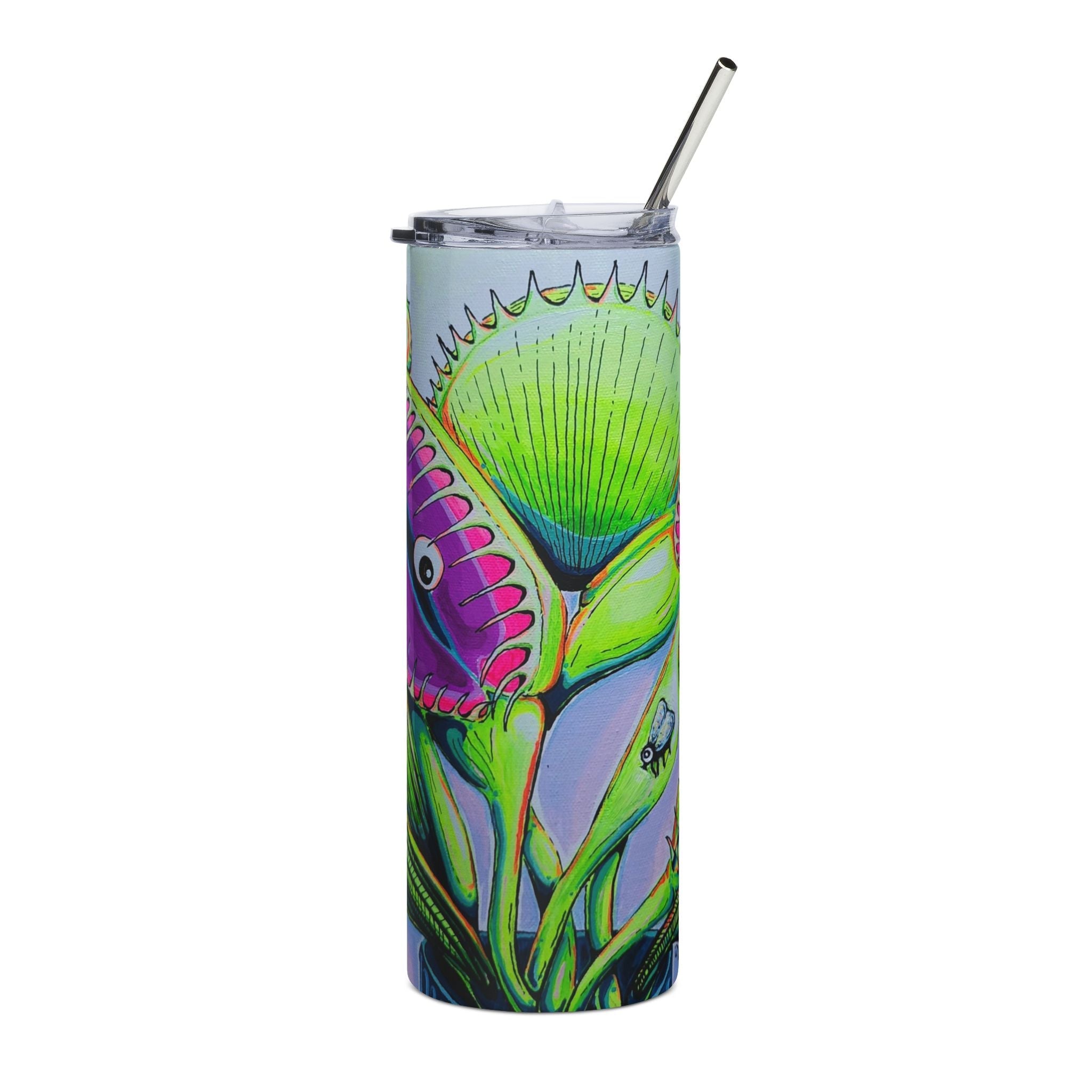 Cyclops Venus Fly Trap Stainless Steel Tumbler, 20oz | Fun Travel Mug, Eco-Friendly