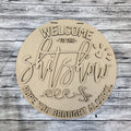 Welcome to the Shit Show Door Hanger DIY Unfinished Kit