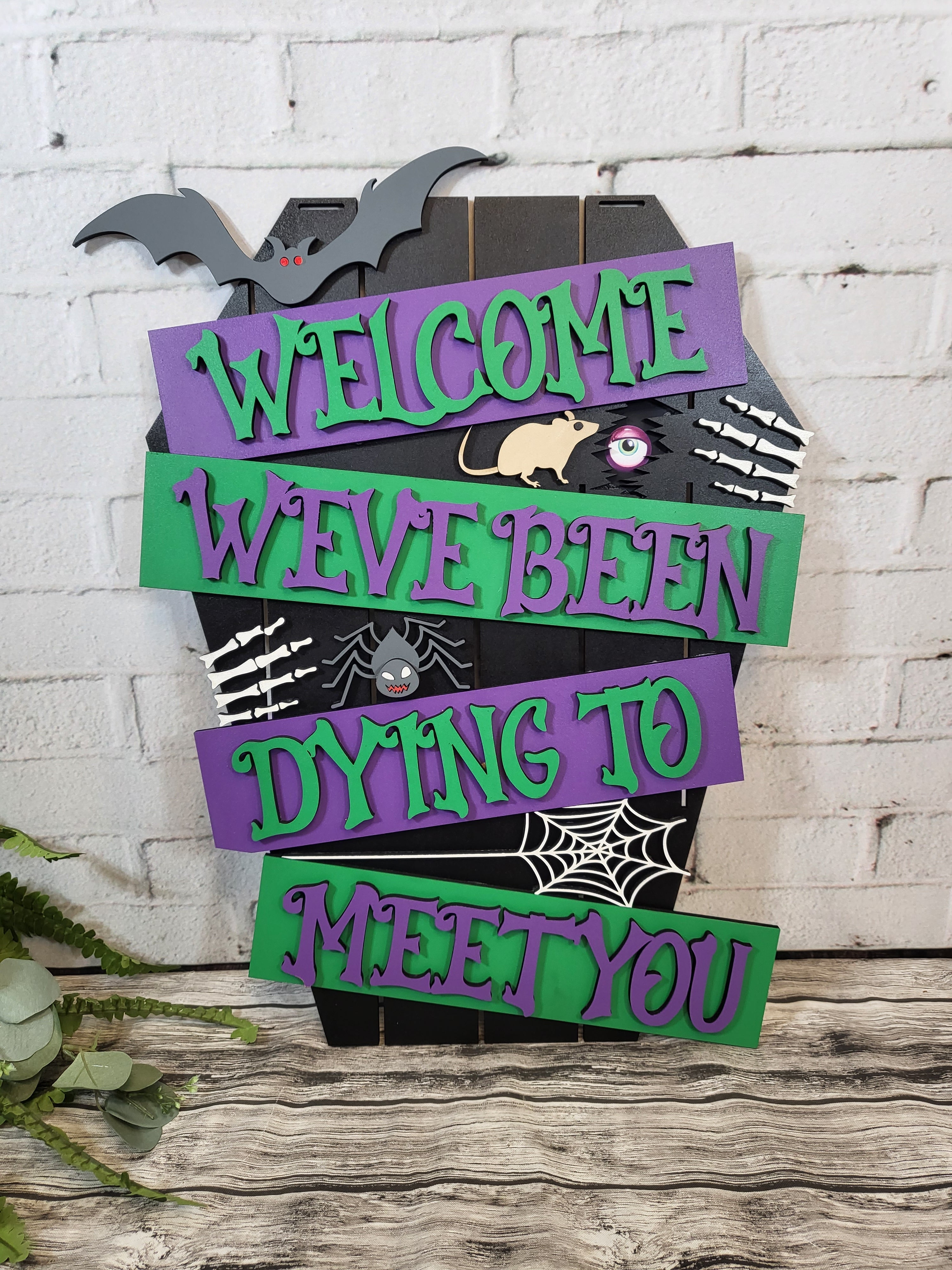 Coffin Door Hanger - Finished