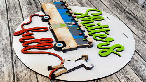 3D Cousin Eddie Sh!tter's Full RV Door Hanger - Finished