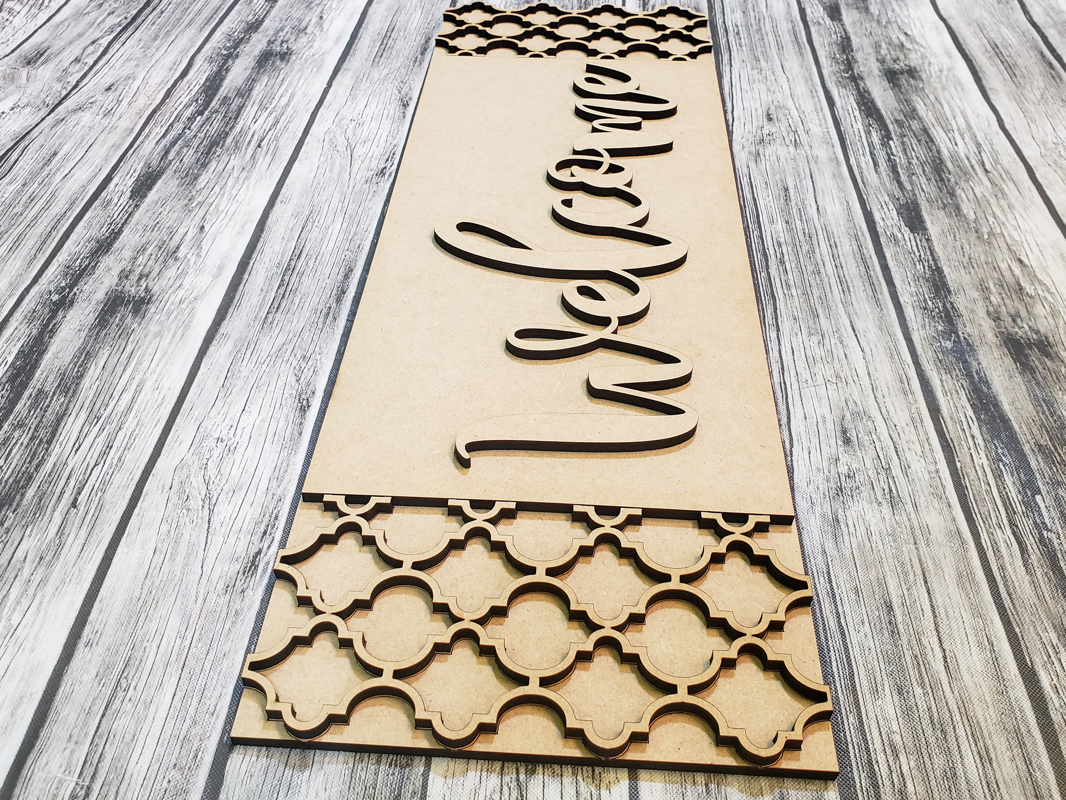 SUMMER Accent Tiles for Interchangeable Hanging Flower Planter Welcome Sign Planter