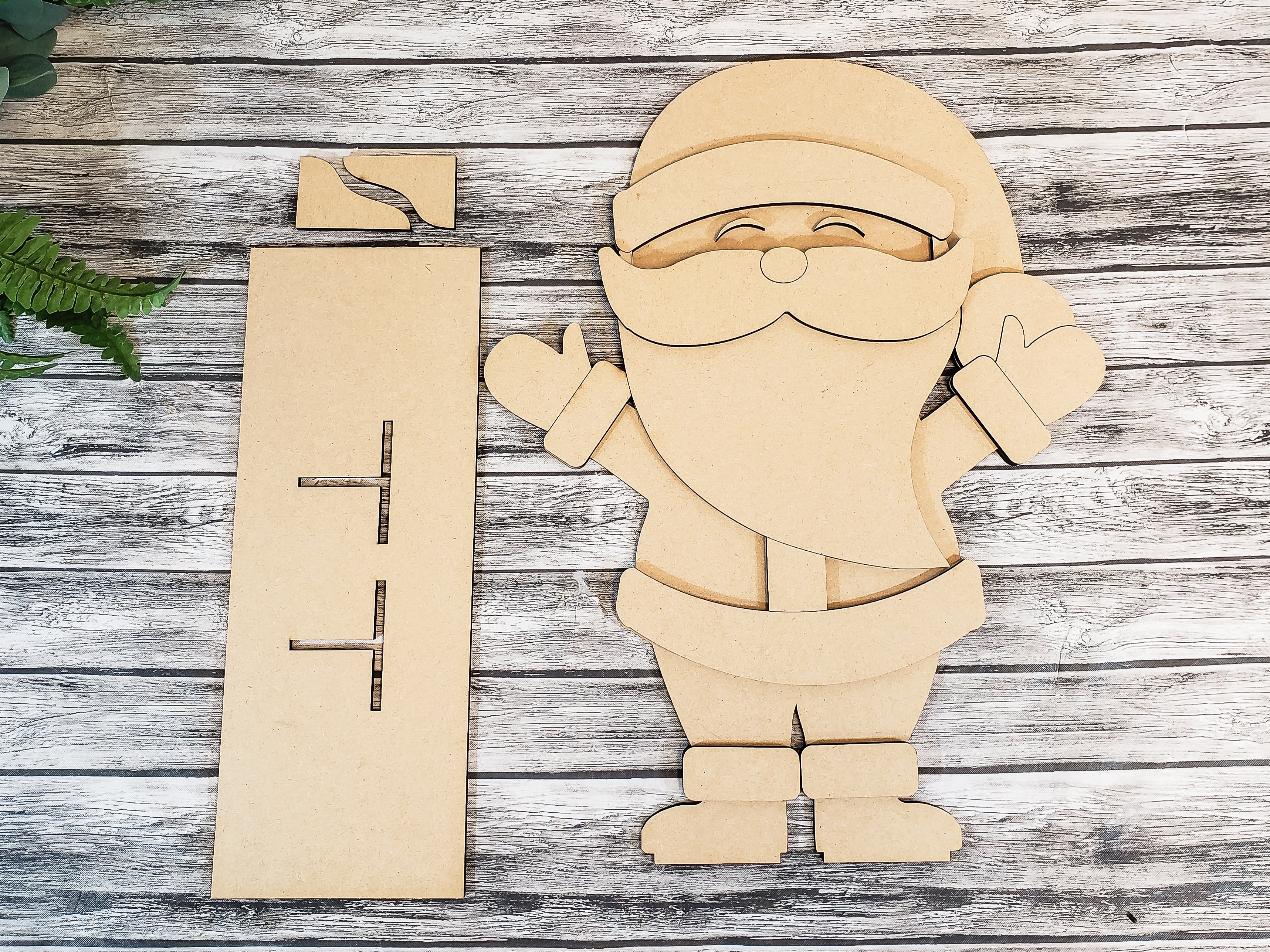 18inch Santa Claus Porch Stander DIY Unfinished Kit