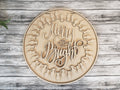 Merry & Bright Lights Door Hanger DIY Unfinished Kit