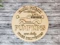 Farm Fresh Pumpkins Door Hanger DIY Unfinished Kit