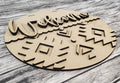 Welcome Aztec Door Hanger DIY Unfinished Kit