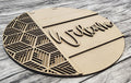 Welcome Aztec Side Door Hanger DIY Unfinished Kit