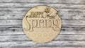 HAPPY Spring Bird House Door Hanger DIY Unfinished Kit