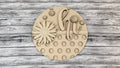 3D hi Daisy Polka Dot Door Hanger DIY Unfinished Kit
