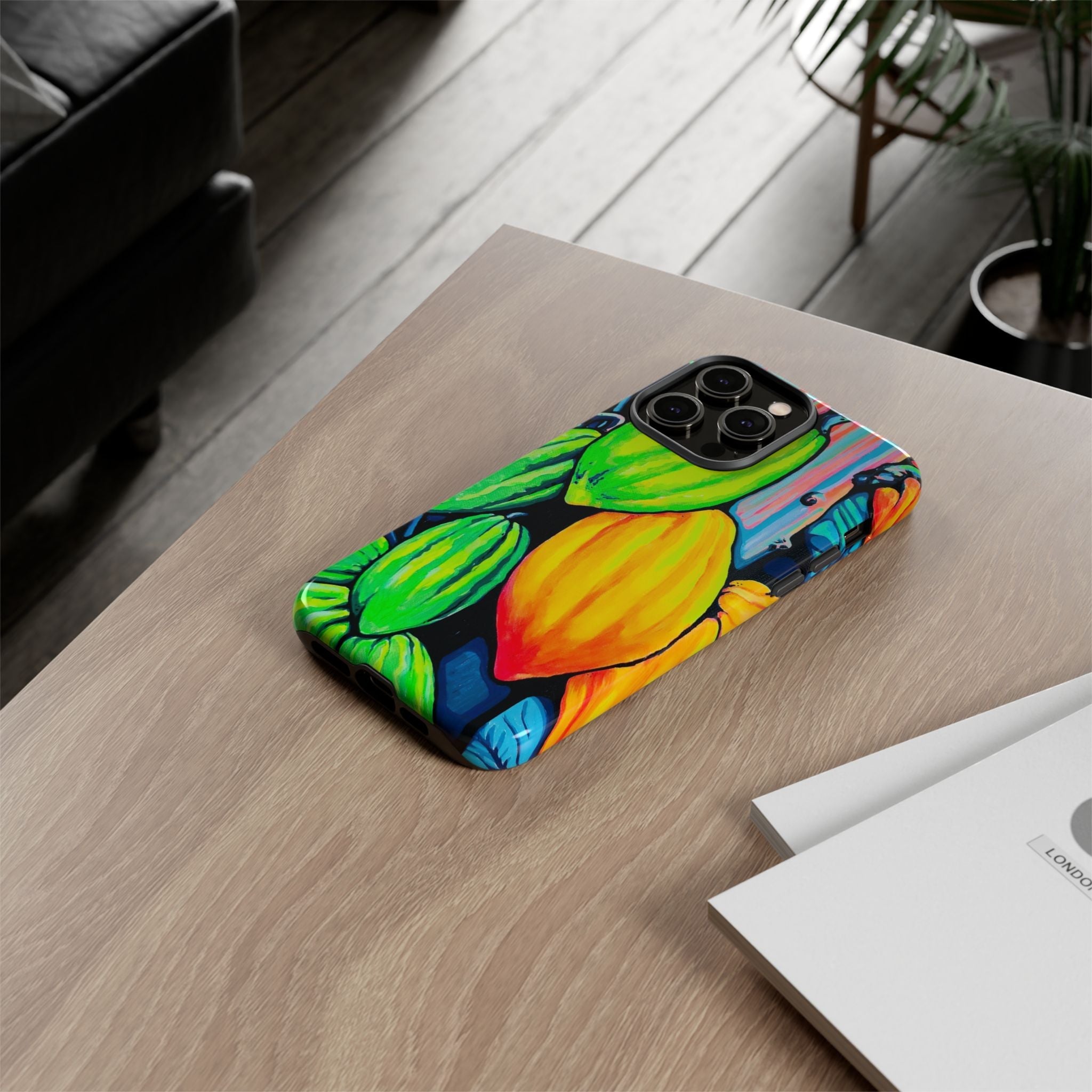 Neon Cacao Tough Phone Case