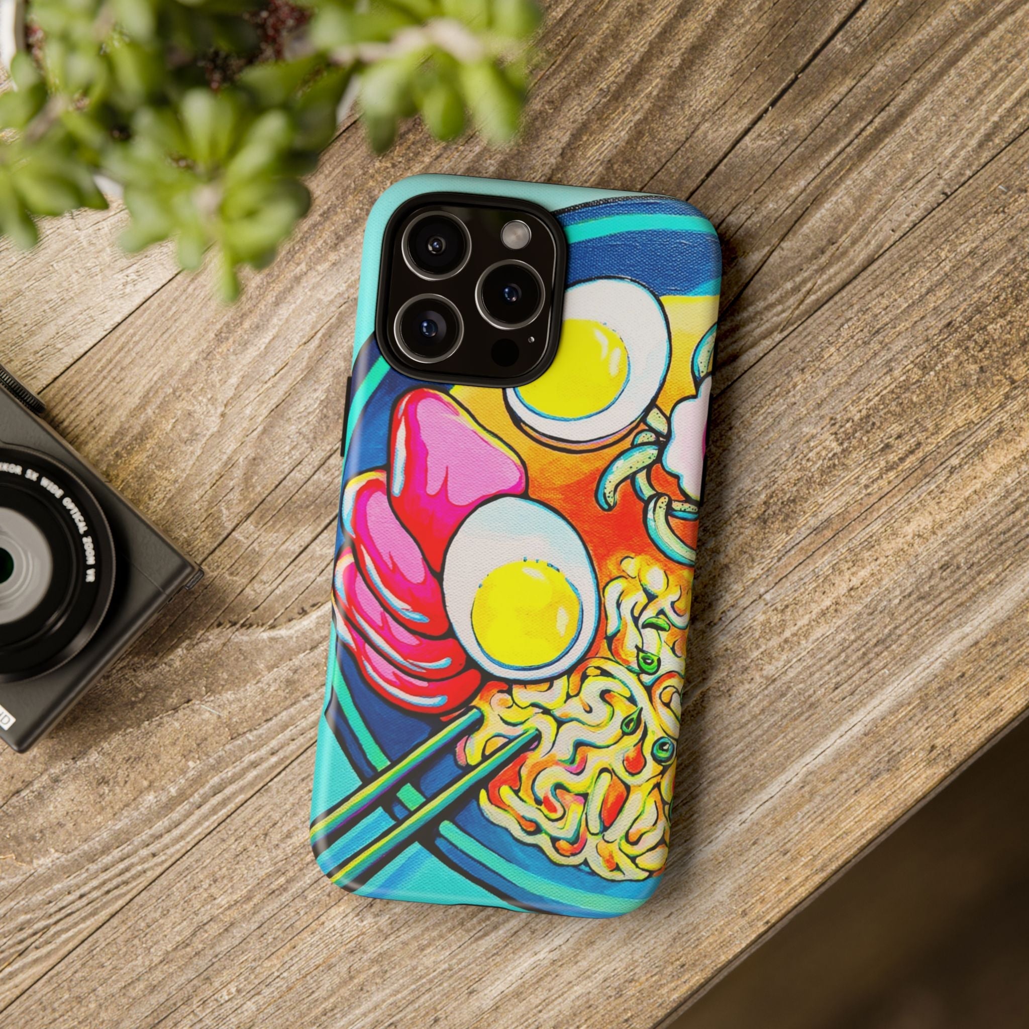 Neon Ramen Tough Phone Case