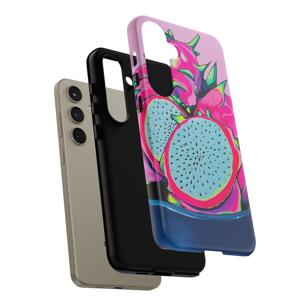 Neon Pink Dragon Fruit Tough Phone Case