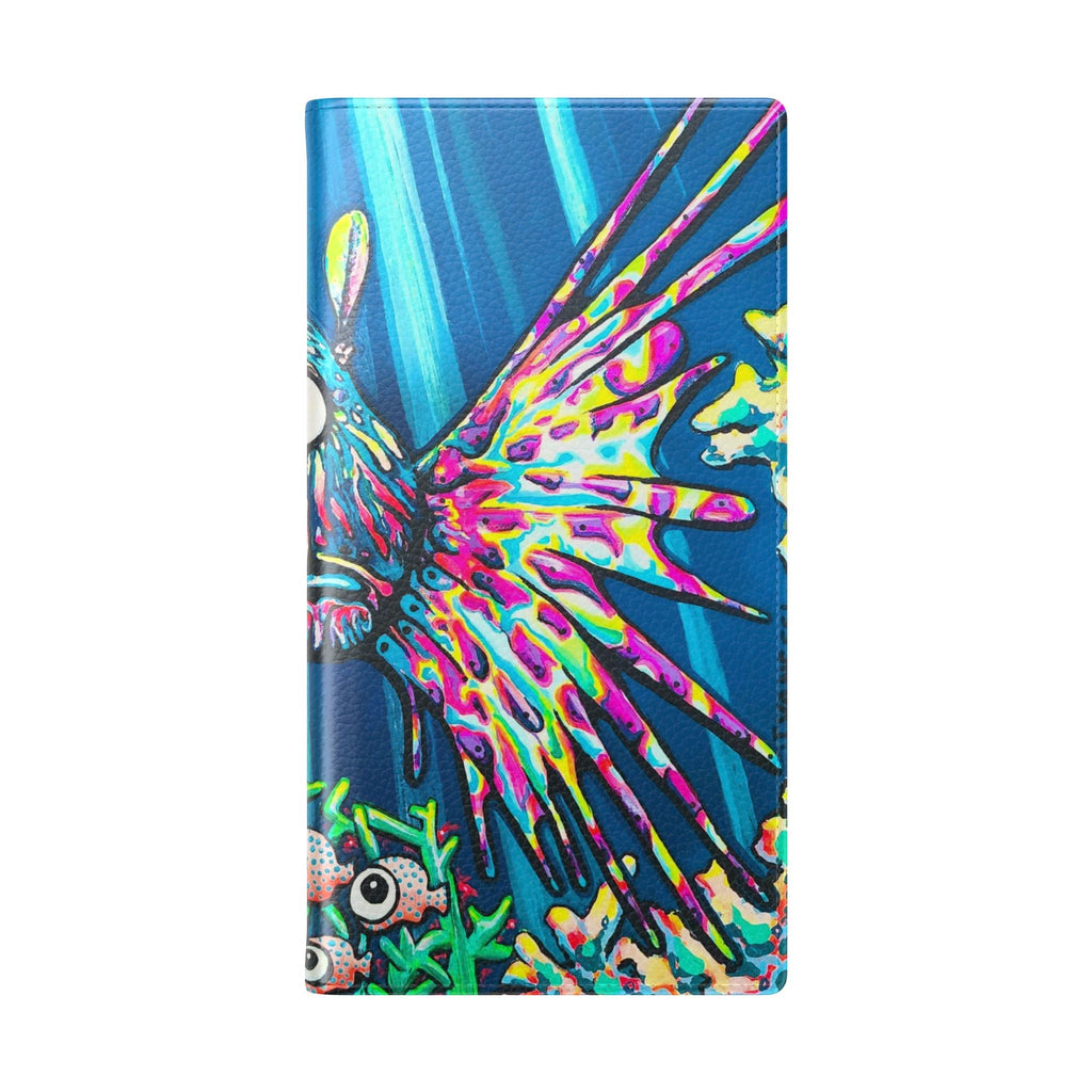 Cyclops Lionfish Flip Phone Case – Wallet Cover with Card Slots