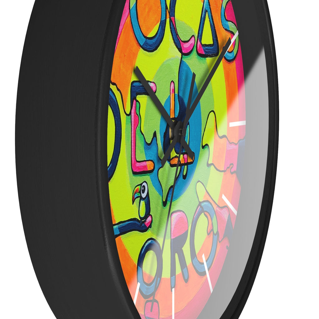 Bocas Del Toro Islands Pop Art Wall Clock