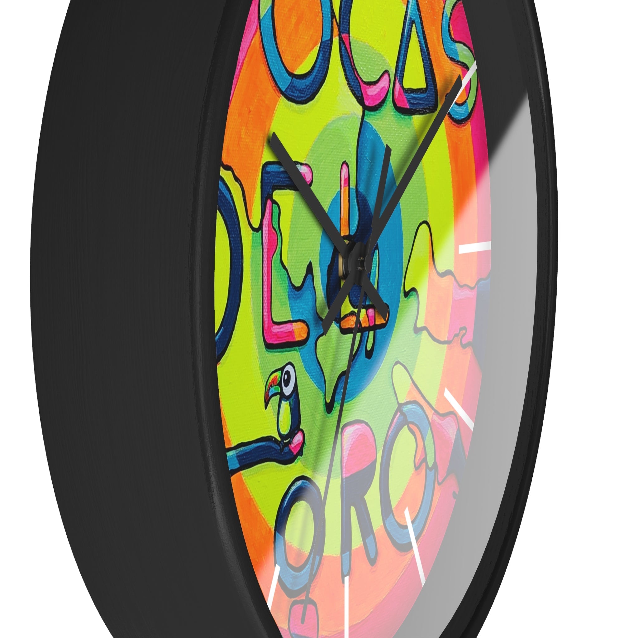 Bocas Del Toro Islands Pop Art Wall Clock