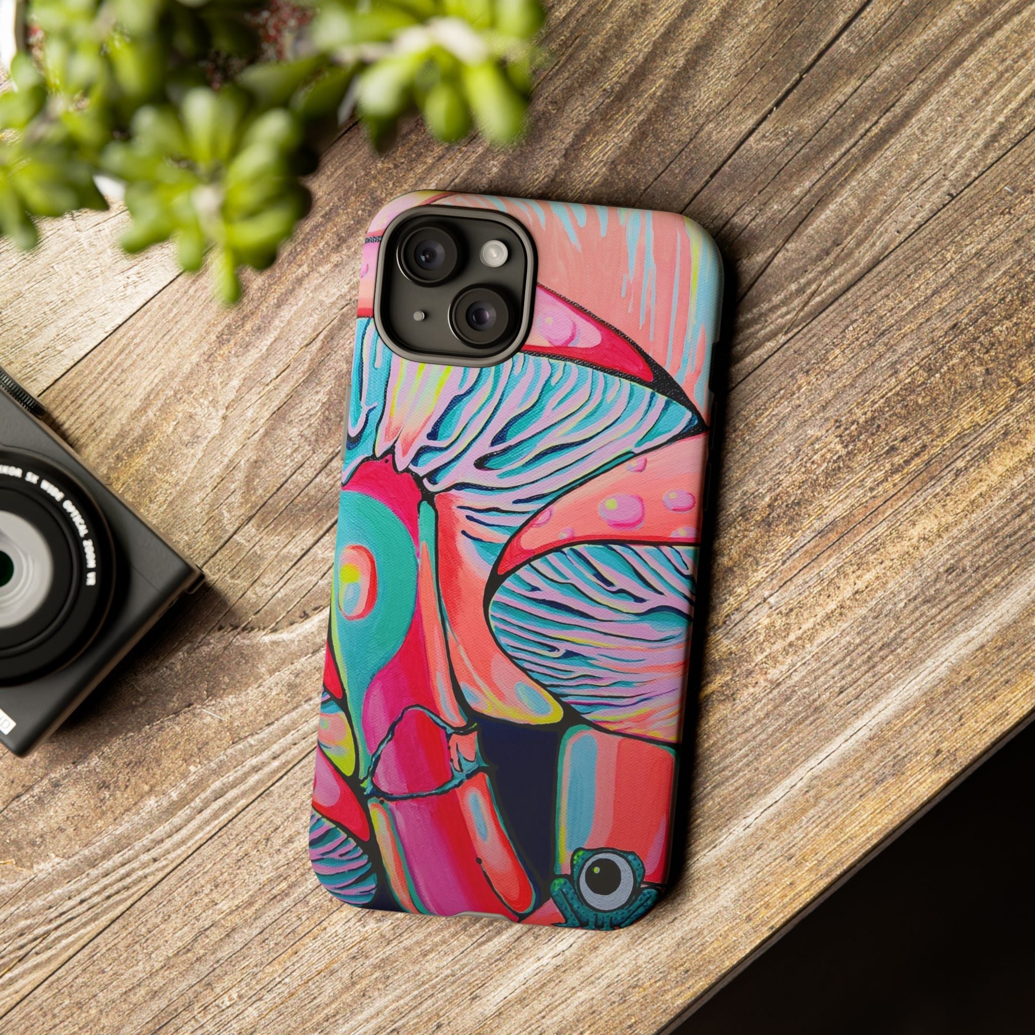 Trippy Mushrooms Tough Phone Case