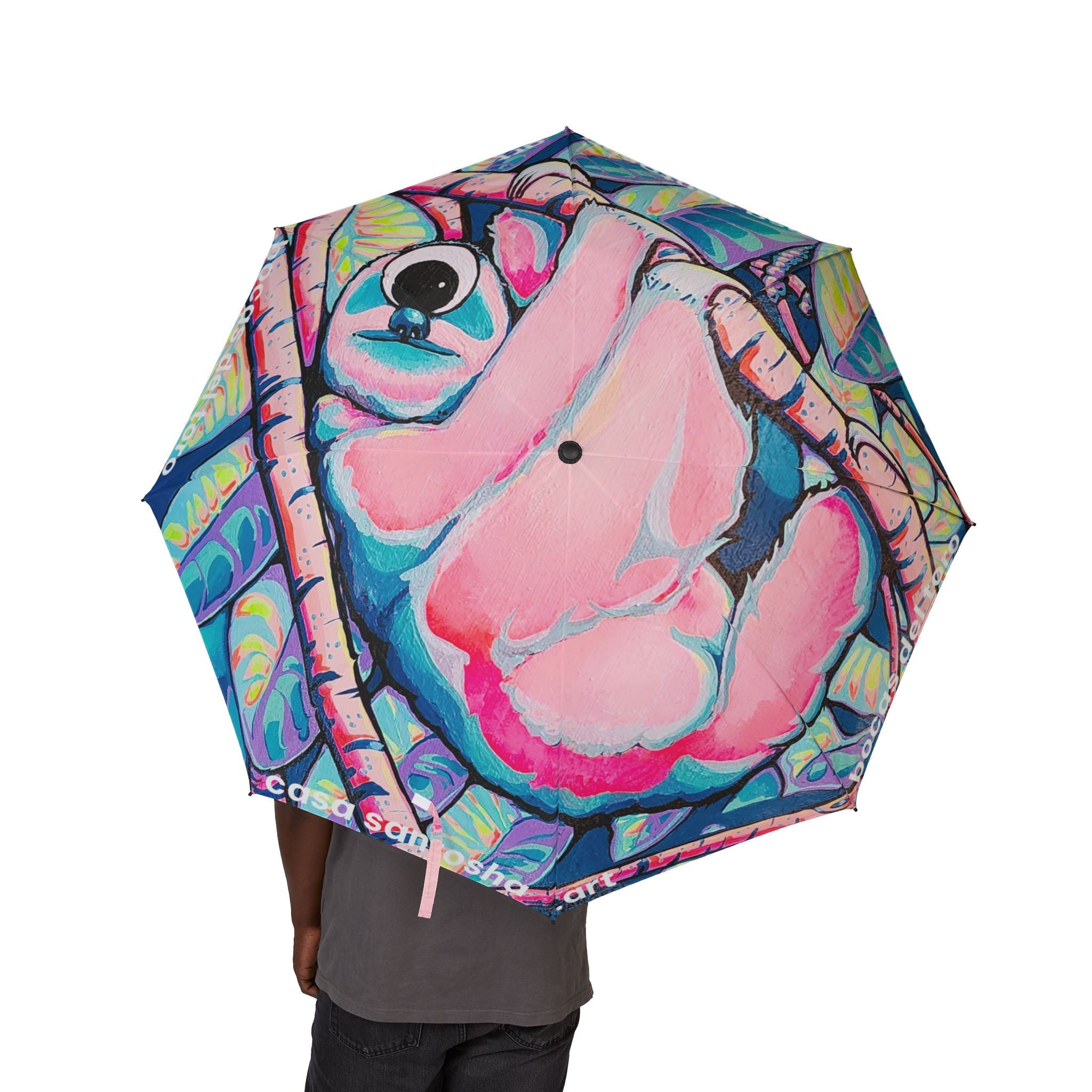 Cyclops Sloth Umbrella - Foldable & Stylish Rain Gear
