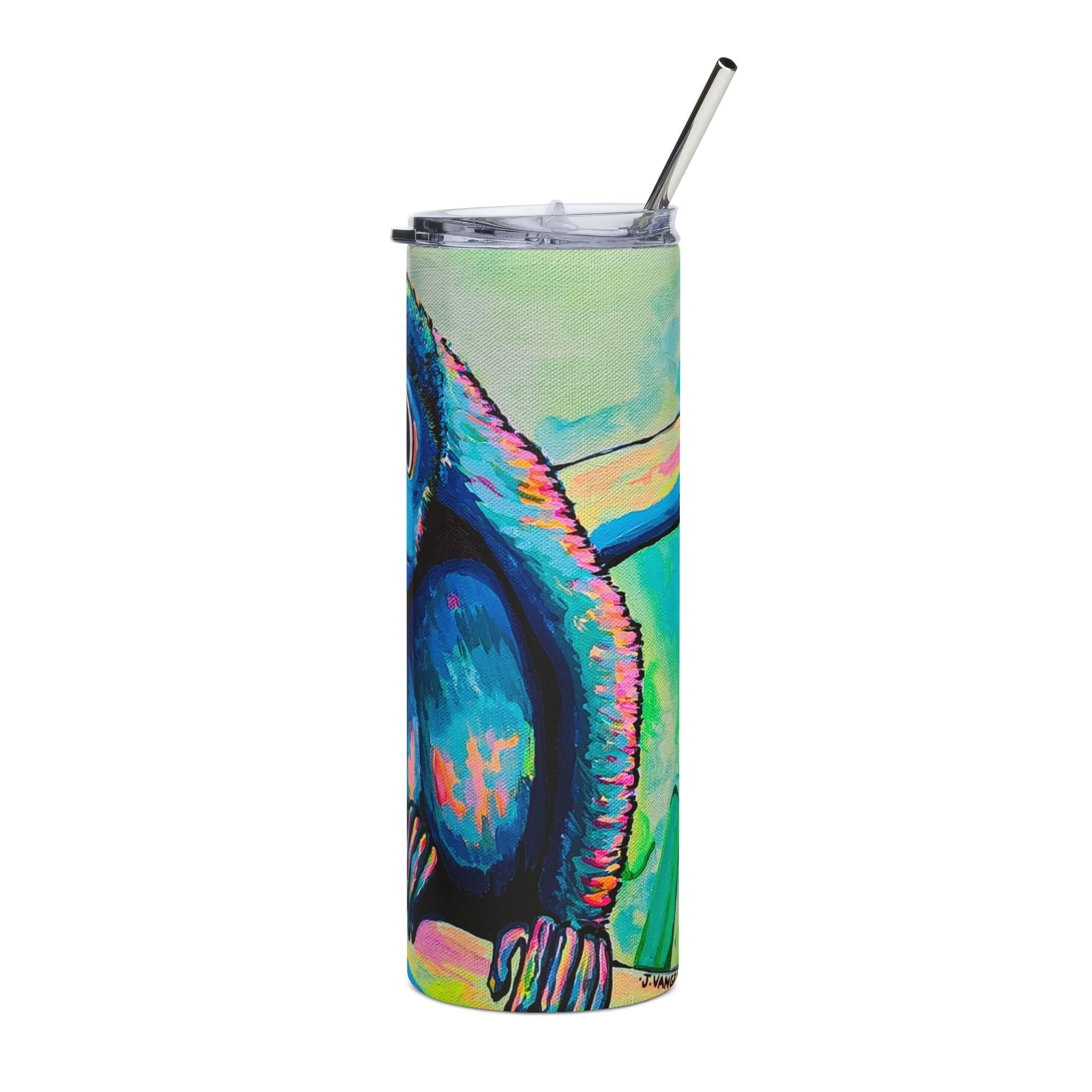 Cyclops Monkey Stainless Steel Tumbler, 20oz | Fun Travel Mug, Eco-Friendly