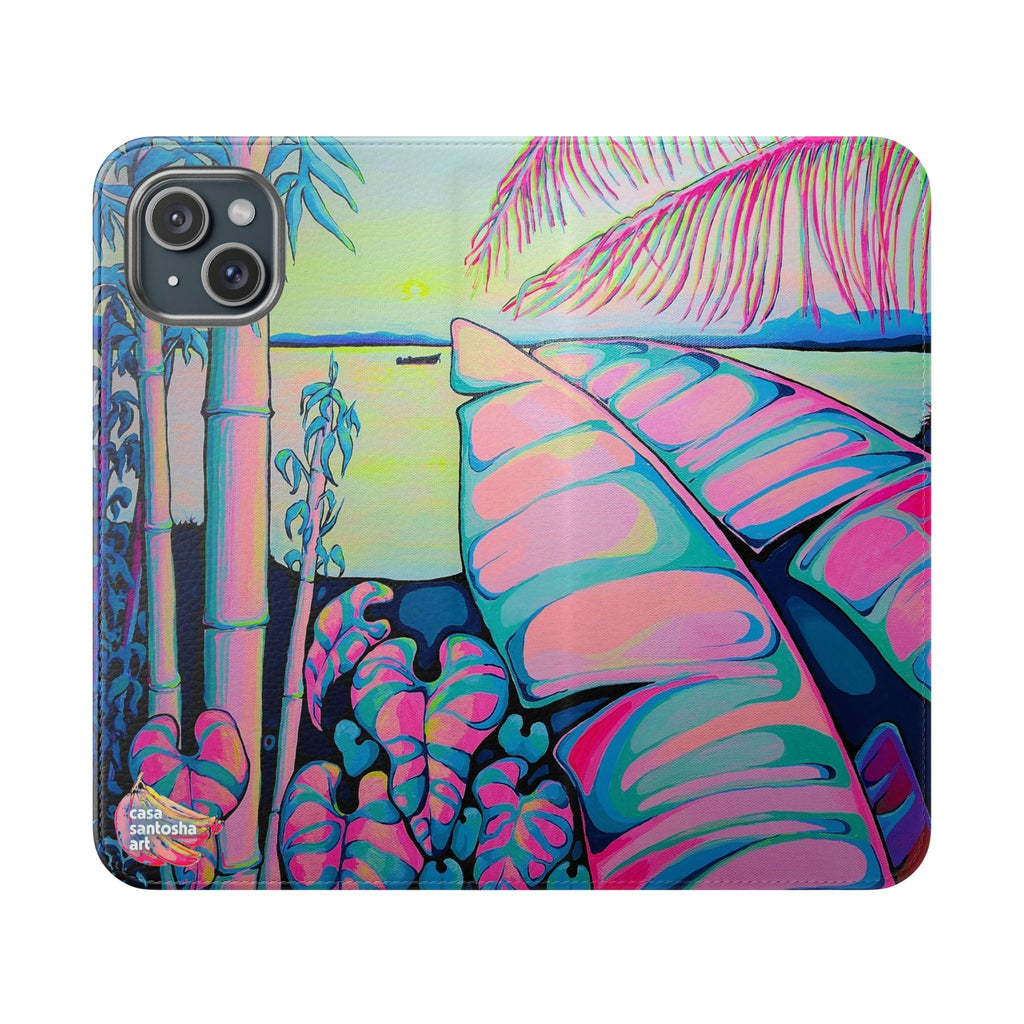 Serenity Bocas Flip Phone Case – Wallet Cover with Card Slots