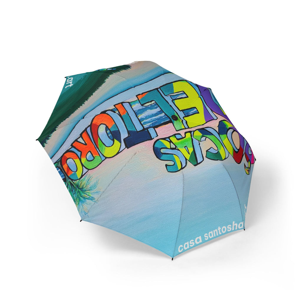 Bocas Del Toro Sign Umbrella - Foldable & Stylish Rain Gear