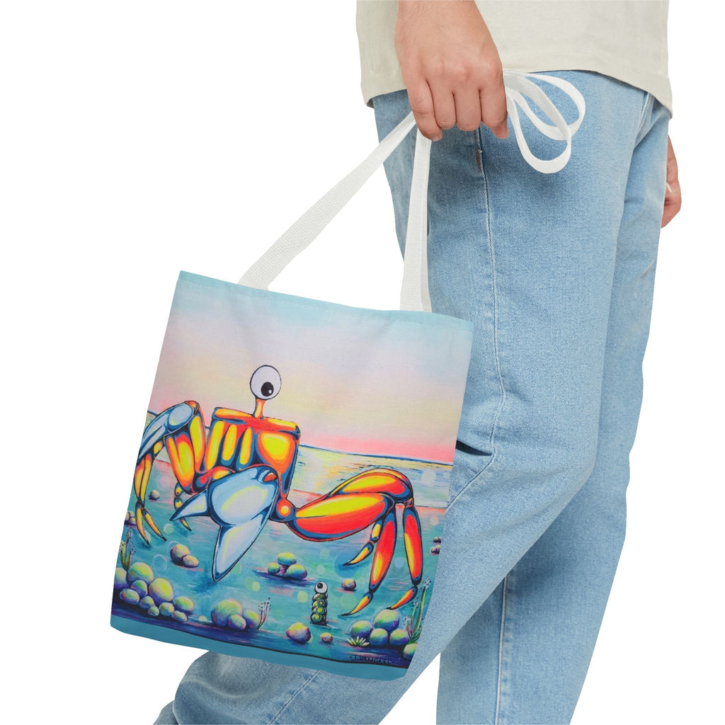 Premium Cyclops Crab Tote Bag, Original Artist Design, Reusable Shopping Tote,  Eco-Friendly