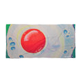 Neon Fried Egg Beach Towel for Summer Fun and Vacation Essentials