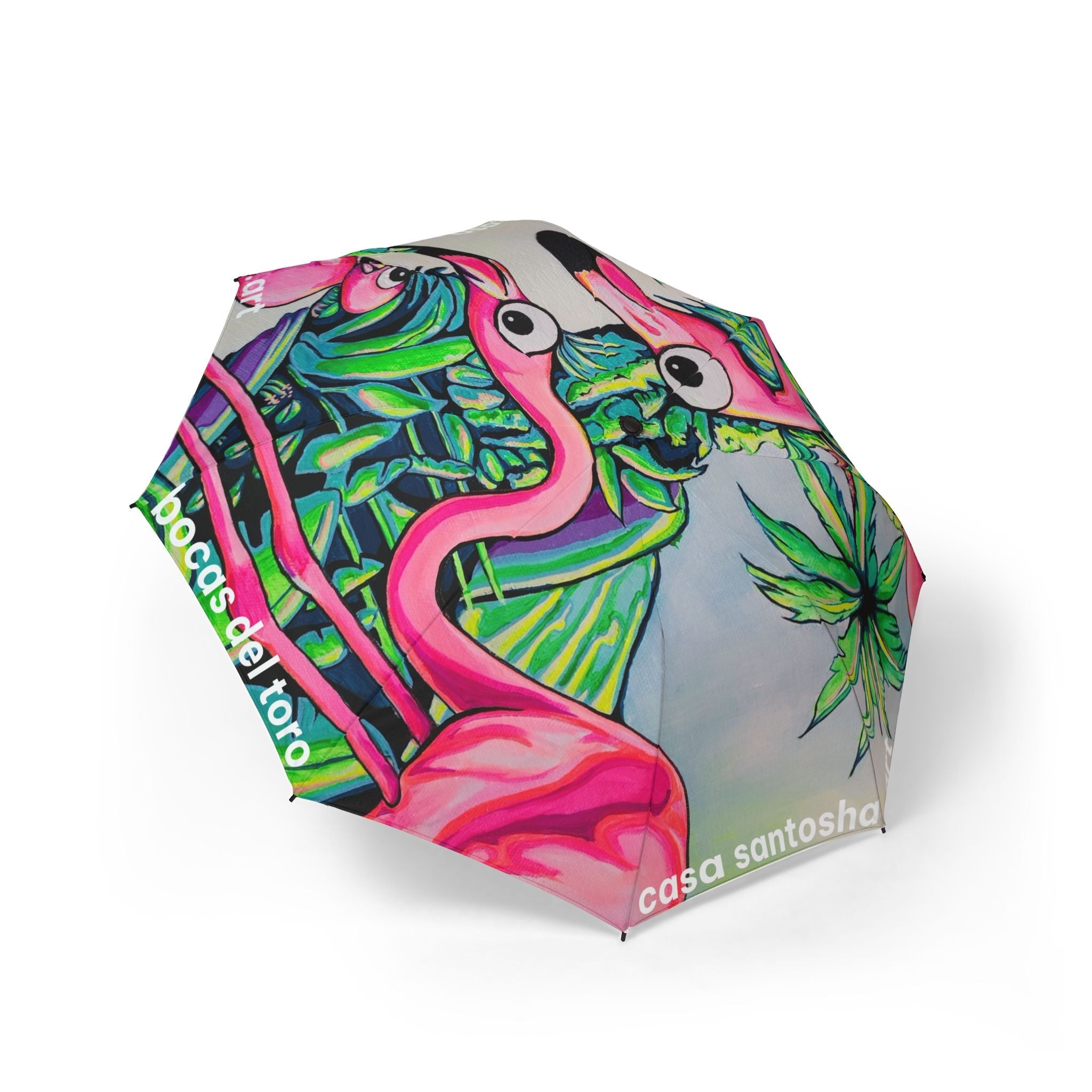 Cyclops Flamingo Family Umbrella - Foldable & Stylish Rain Gear