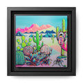 Framed Cyclops Camel Canvas Print