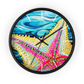 Starfish Beach Bocas Pop Art Wall Clock